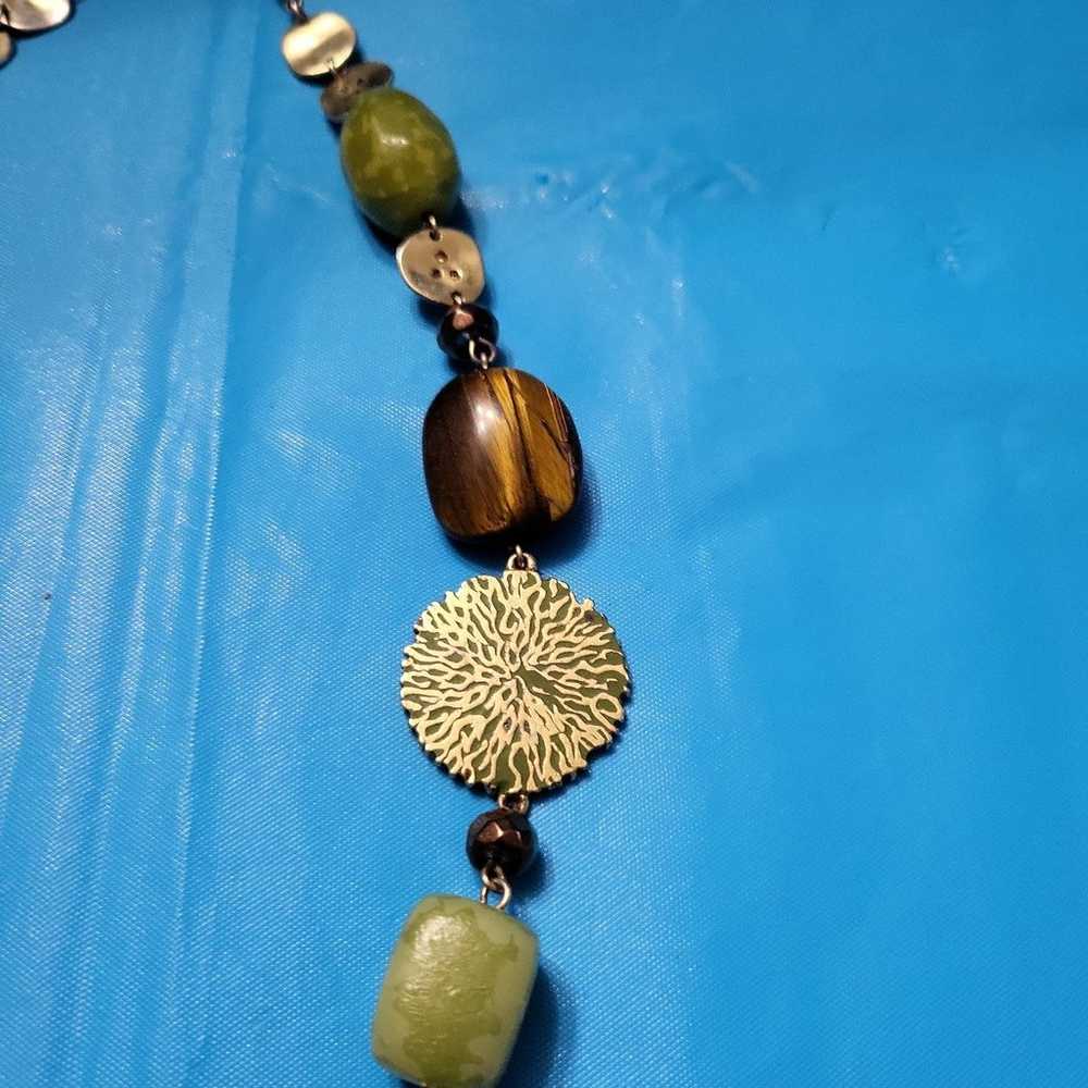 Vintage Sigrid Olsen Multi Stone Necklace - image 4