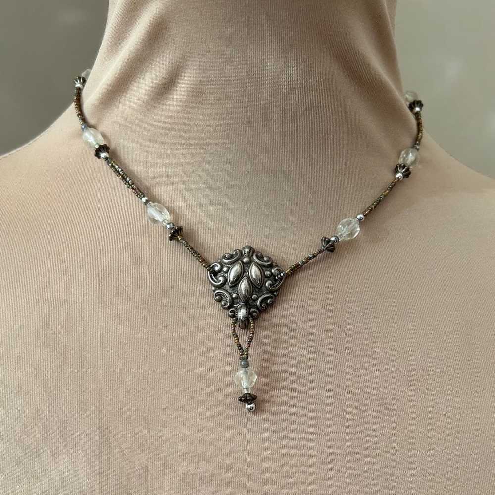 Vintage art nouveau Necklace - image 1