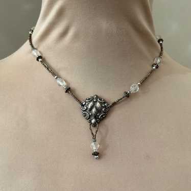 Vintage art nouveau Necklace - image 1