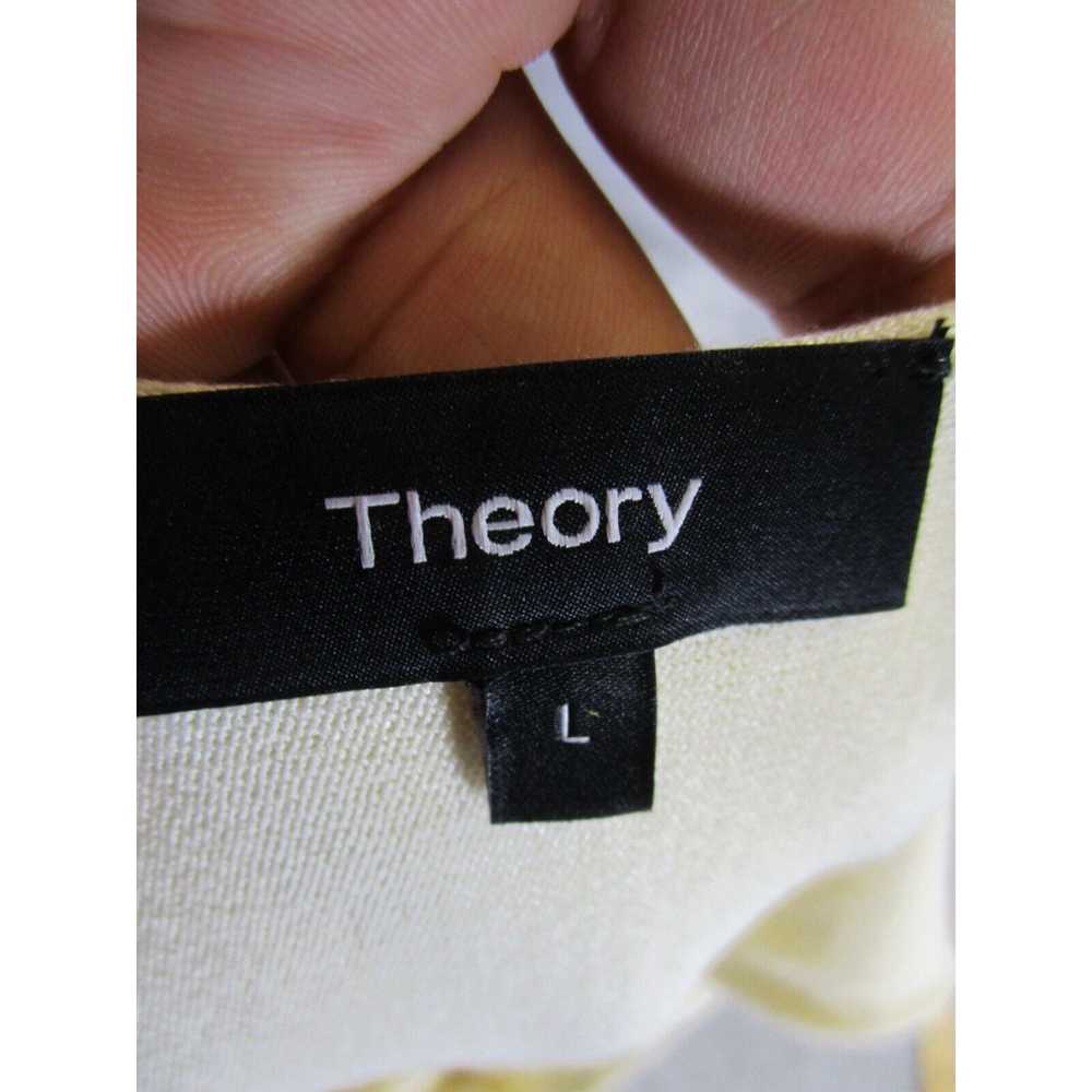 Theory Theory Shift Dress Womens Large Ivory Slee… - image 7