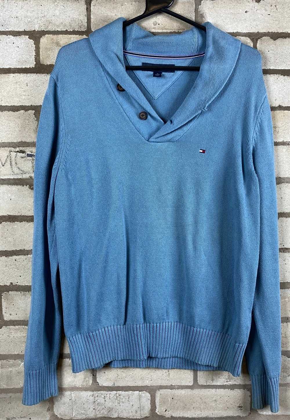 Blue Tommy Hilfiger Knitwear Sweater Men's Medium - image 1