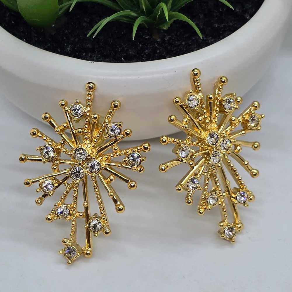 Vintage Avon Atomic Sputnik Starburst Rhinestone … - image 1