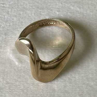 1970’s Gold Vermeil Vintage Sterling ESPO Ring