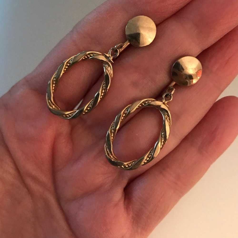 Lot of 4 Vintage Screw Back Earrings - image 2