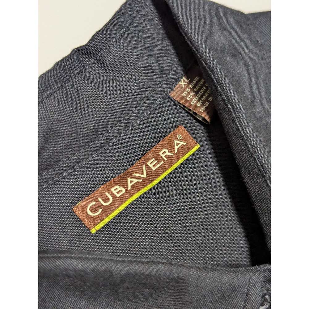 Cubavera × Vintage Vintage Vertical Stripe Button… - image 3