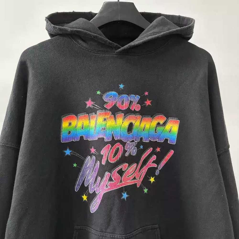 Balenciaga Balenciaga FW22 Rainbow Graffiti Logo … - image 3