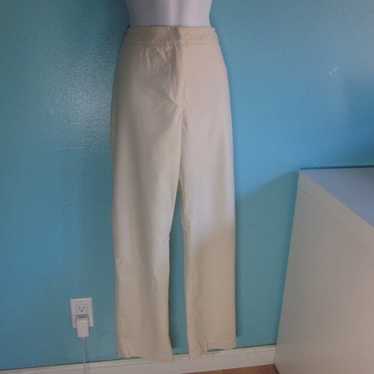 Rachel Zoe Nic & Zoe Womens Size 10 Cream Chino C… - image 1