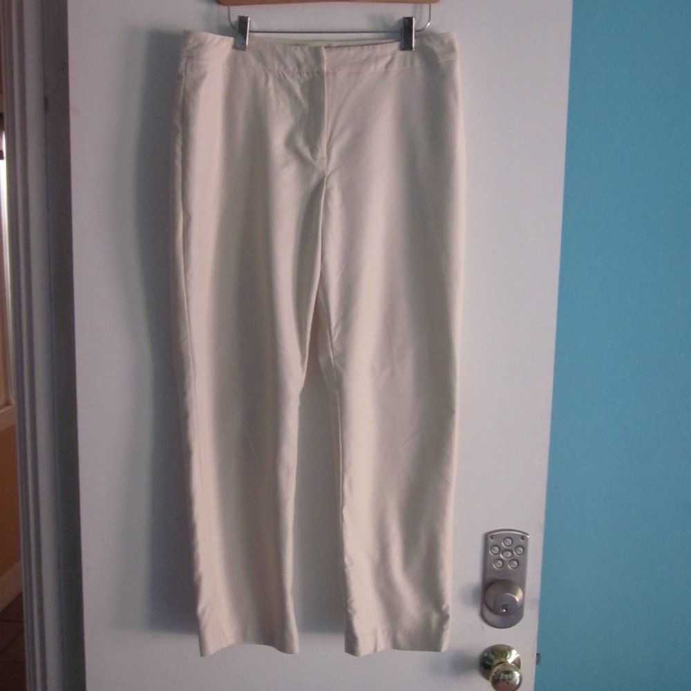 Rachel Zoe Nic & Zoe Womens Size 10 Cream Chino C… - image 7