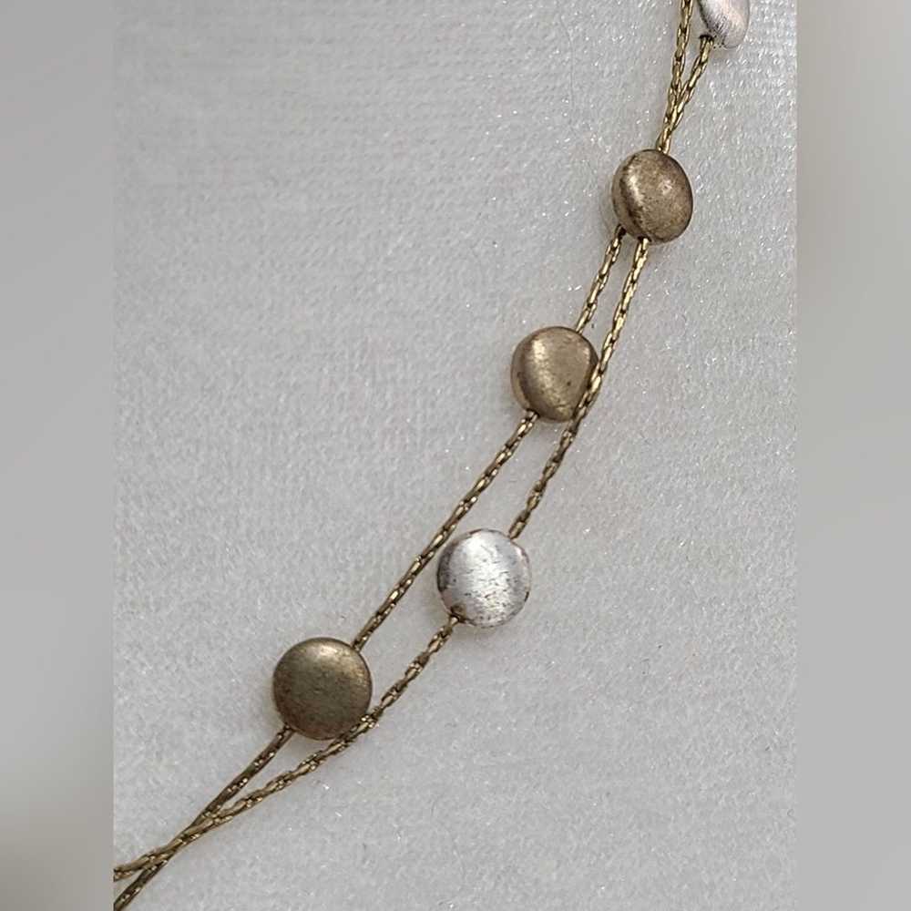 Vintage Monet Layered Station Necklace - image 3