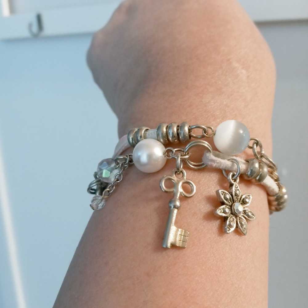 Vintage cookie lee charms bracelet - image 9