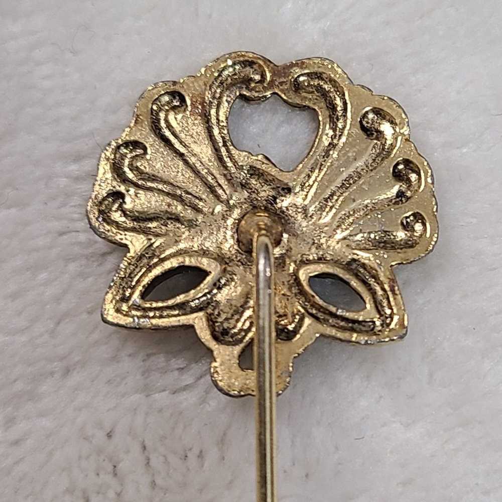 Vintage Gold Tone Stick Pin - image 3