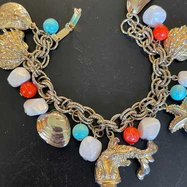 Vintage sea Charm Bracelet - image 1