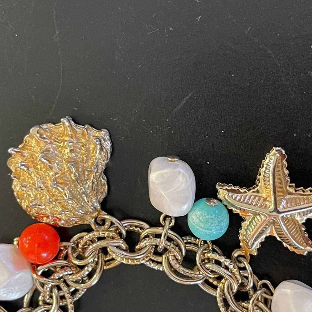 Vintage sea Charm Bracelet - image 3