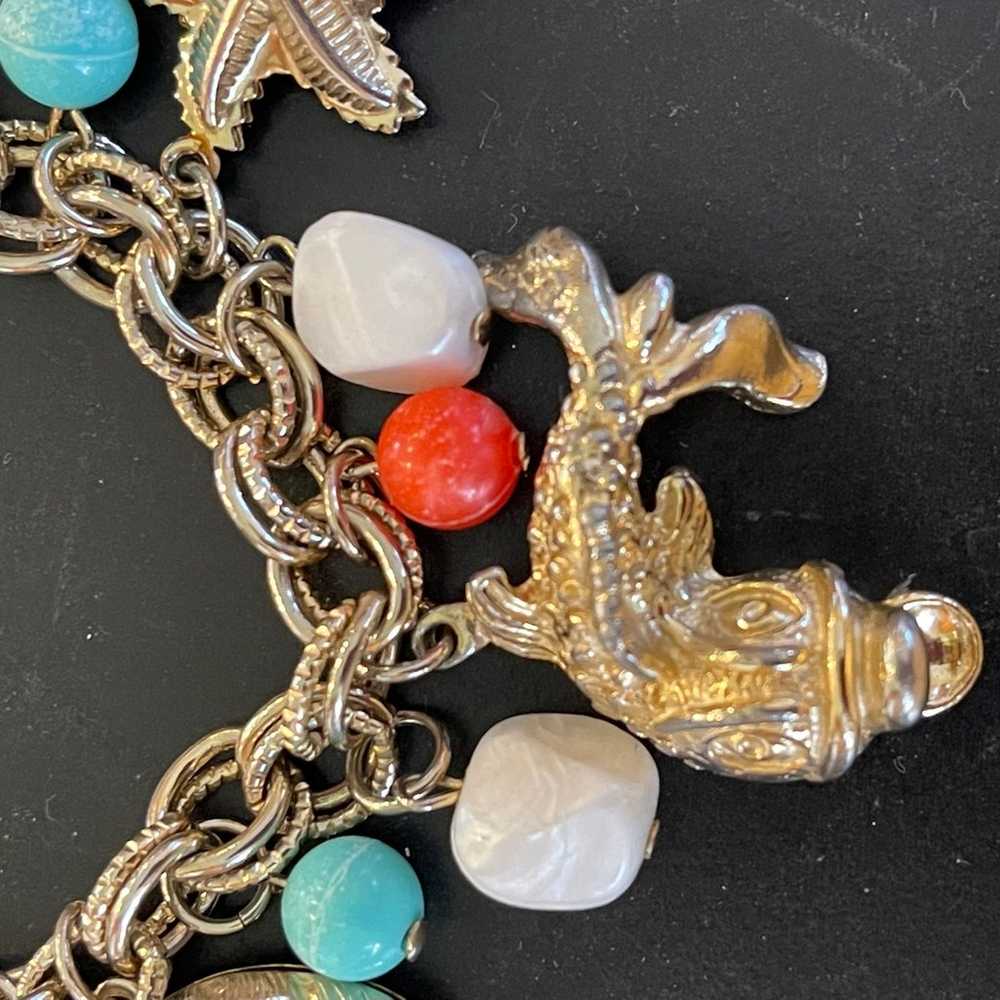 Vintage sea Charm Bracelet - image 4