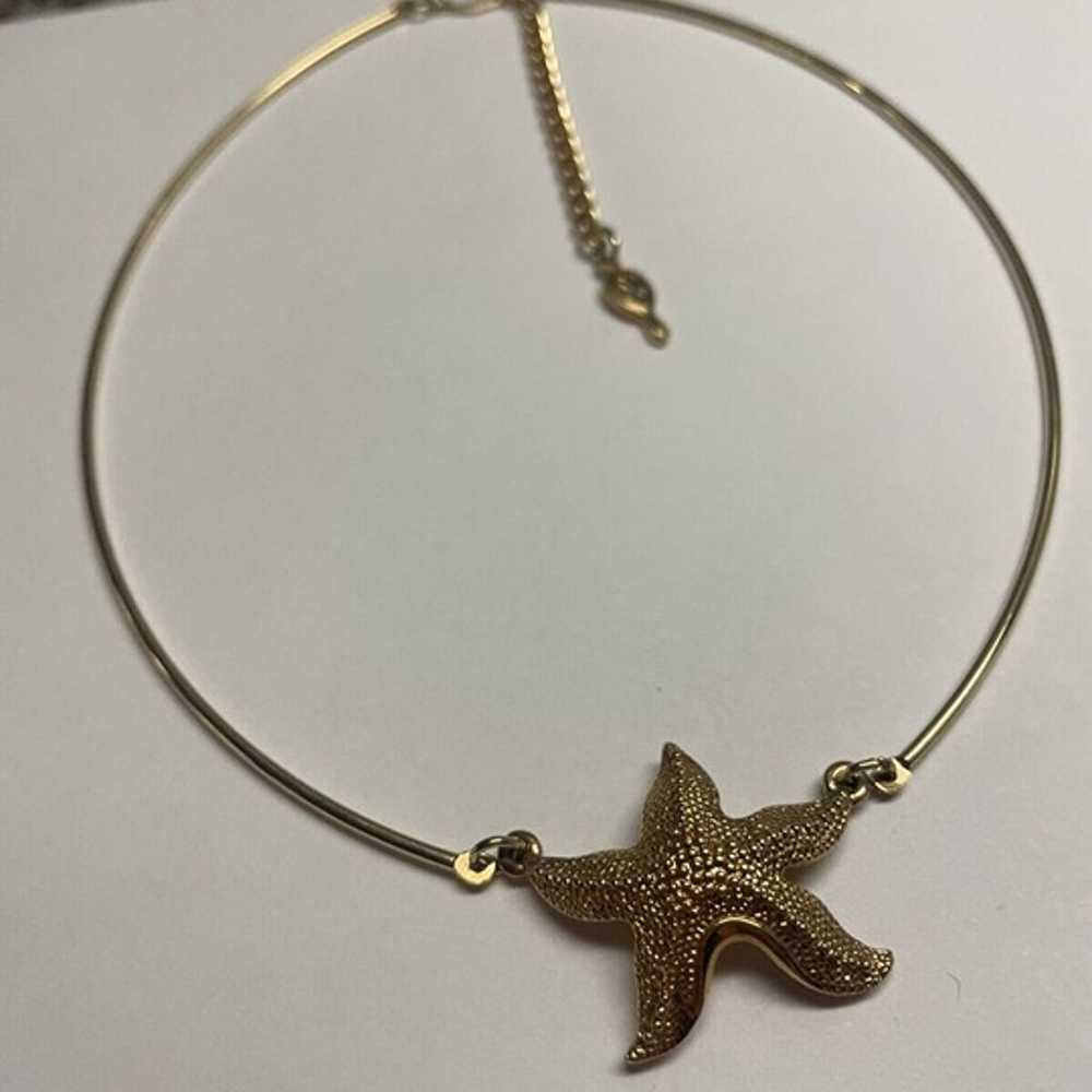 Vintage Sarah Coventry Sea Star Gold Tone Starfis… - image 8