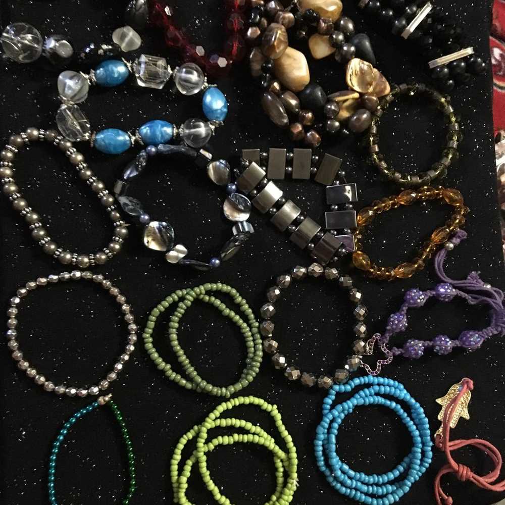 braclets vintage to modern lot if (17 pl - image 1