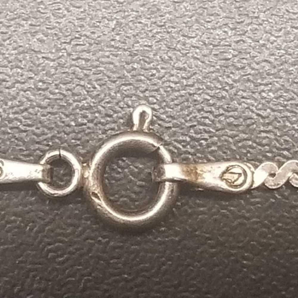 Vintage Sterling Silver Necklace - image 3