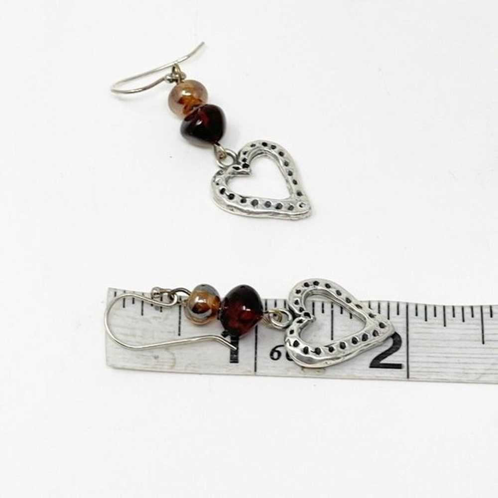 Vintage Signed Berry 925 Sterling Silver Beaded H… - image 5