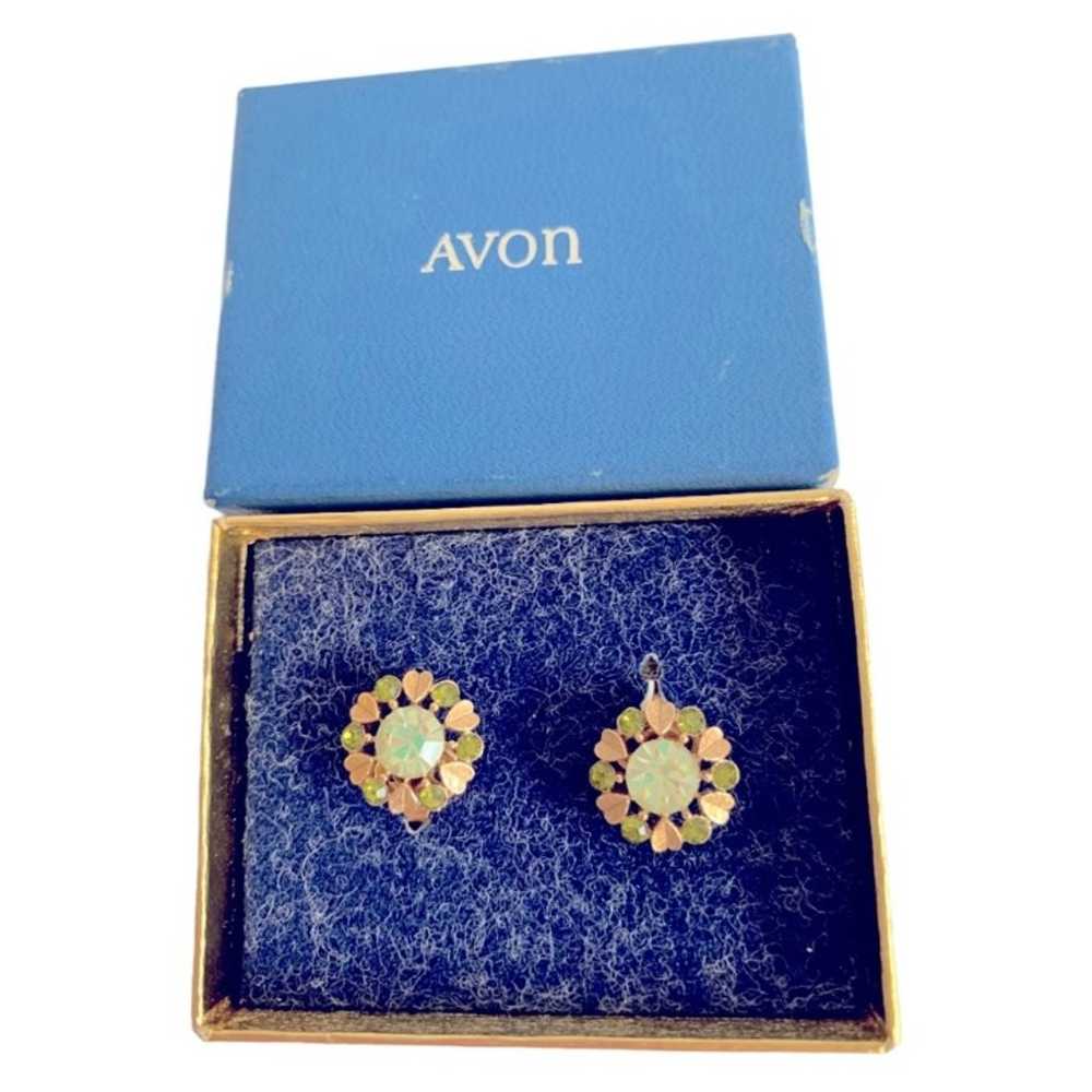 Avon Vintage Clip On Earrings - image 1