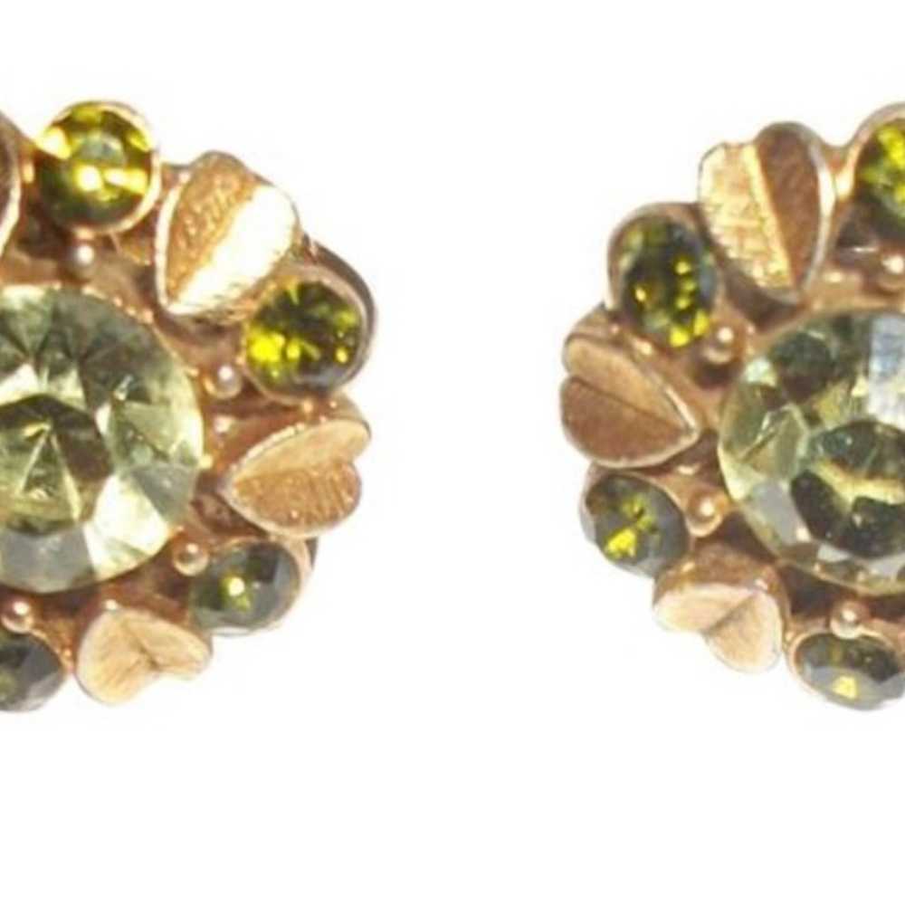 Avon Vintage Clip On Earrings - image 2