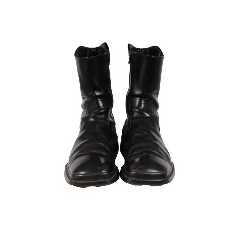 Prada 90's AW99 Vintage Square Toe Moto Boots - 0… - image 2