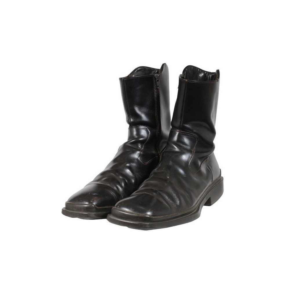 Prada 90's AW99 Vintage Square Toe Moto Boots - 0… - image 3