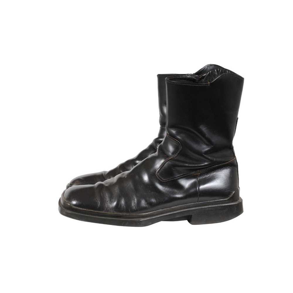 Prada 90's AW99 Vintage Square Toe Moto Boots - 0… - image 4