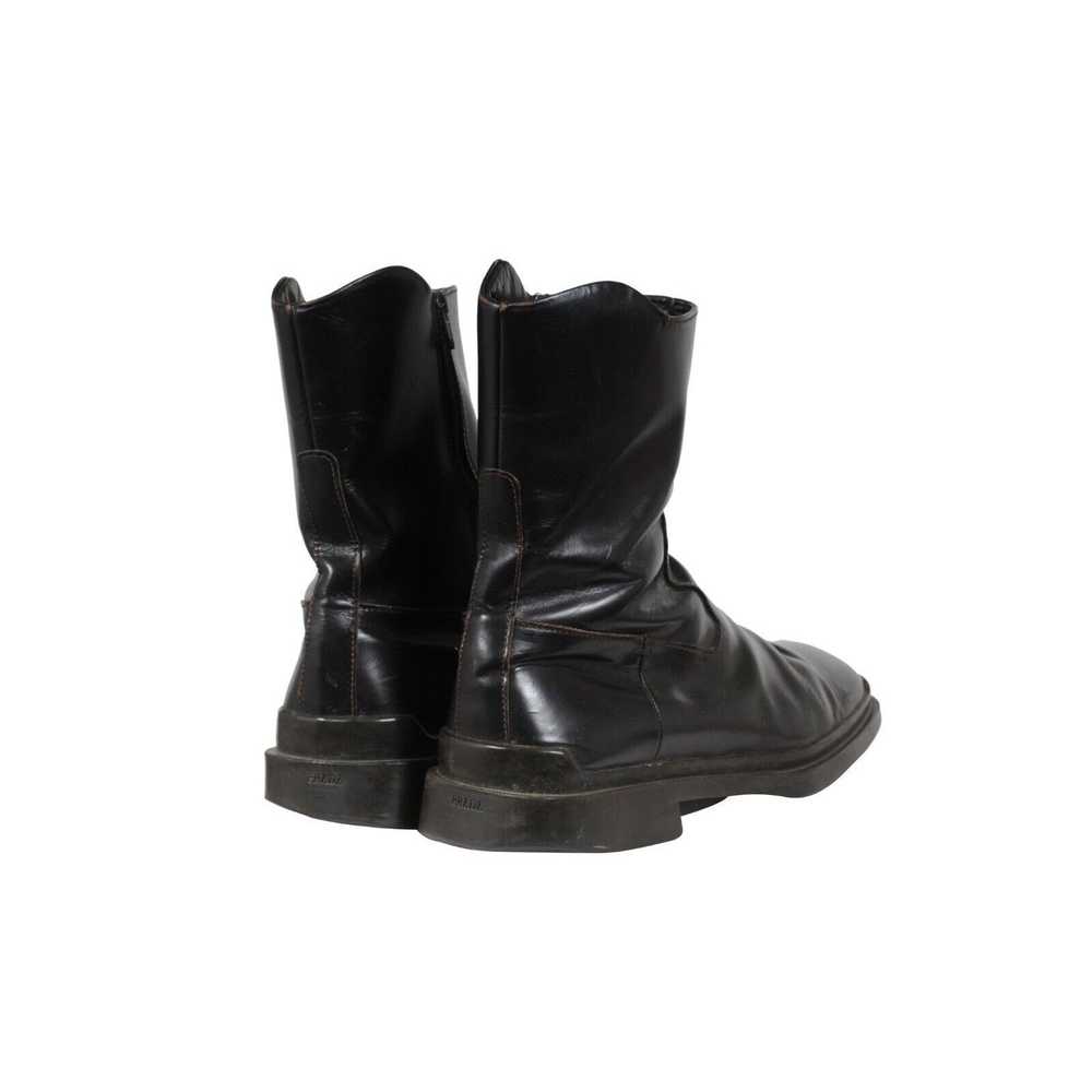 Prada 90's AW99 Vintage Square Toe Moto Boots - 0… - image 7