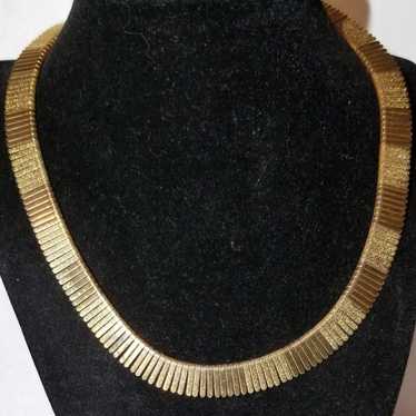 Vintage Cleopatra Bib Choker Necklace - image 1