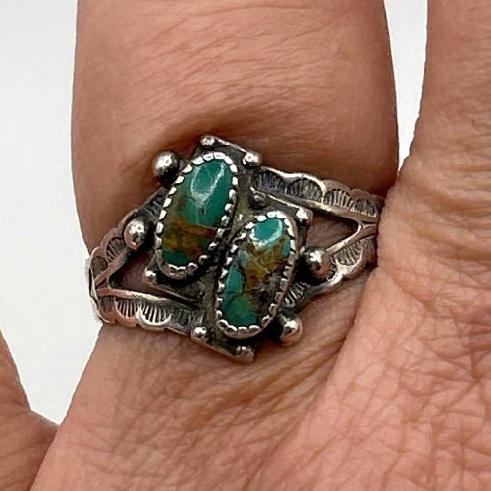 Pacific Jewelry Co., sterling silver and turquois… - image 1