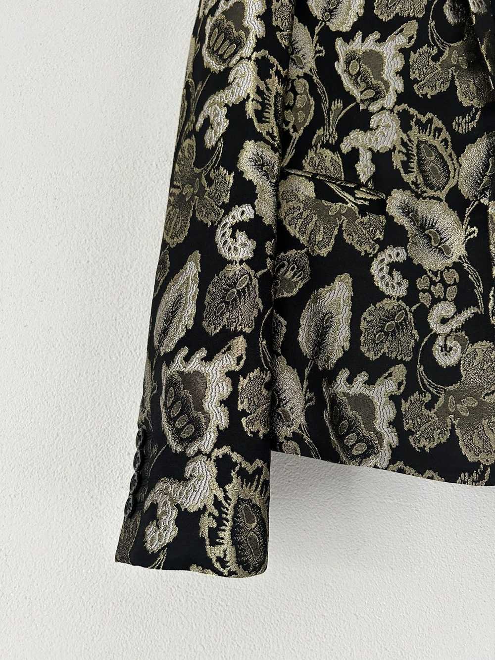 Saint Laurent Paris SS18 Floral Embroidered Blaze… - image 5