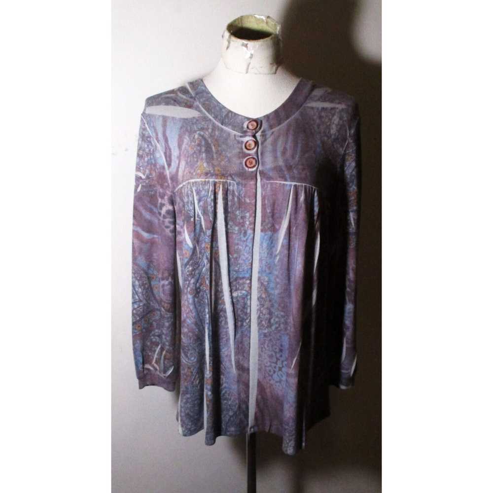 Vintage Women's SUZIE Couture Gray Long Sleeve Ca… - image 1