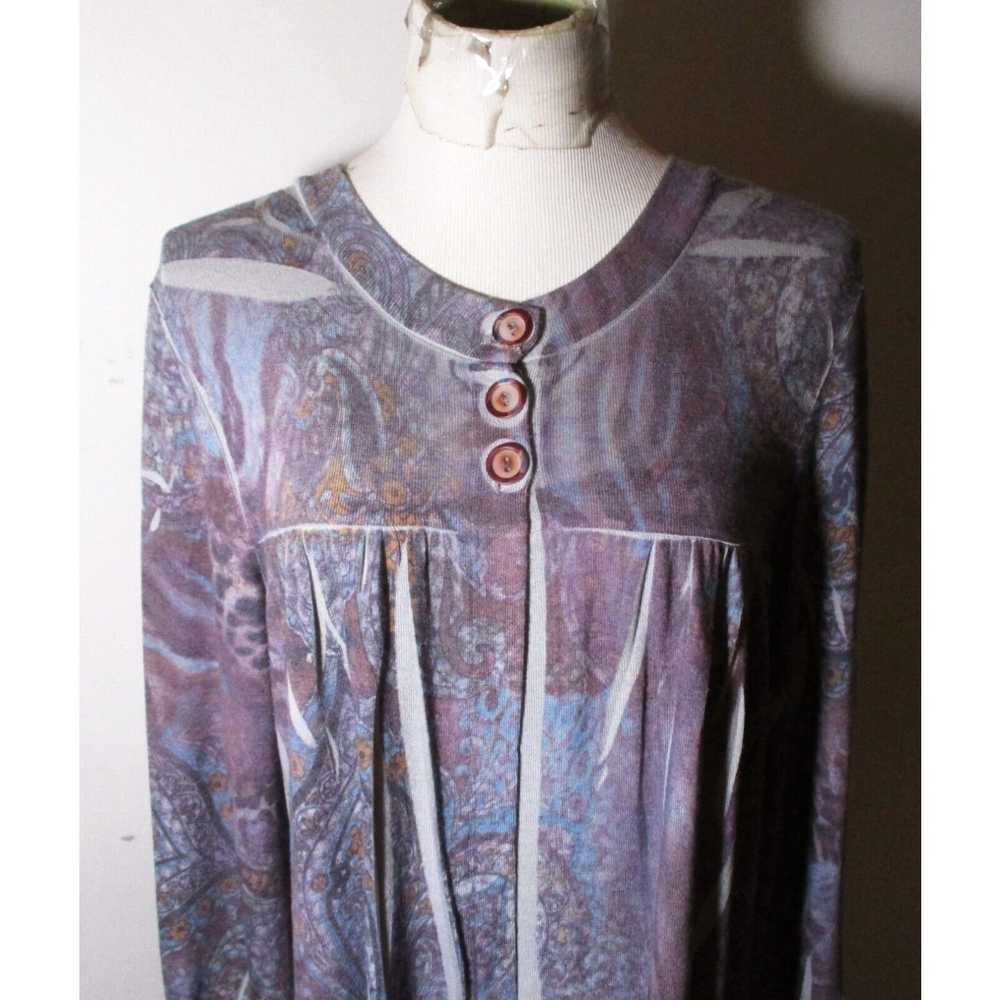 Vintage Women's SUZIE Couture Gray Long Sleeve Ca… - image 2