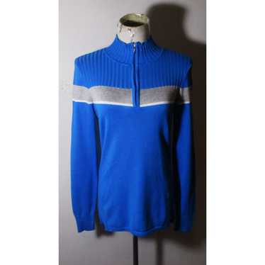 Vintage Women's NILS Blue Tight Knit Spun Rayon 1… - image 1