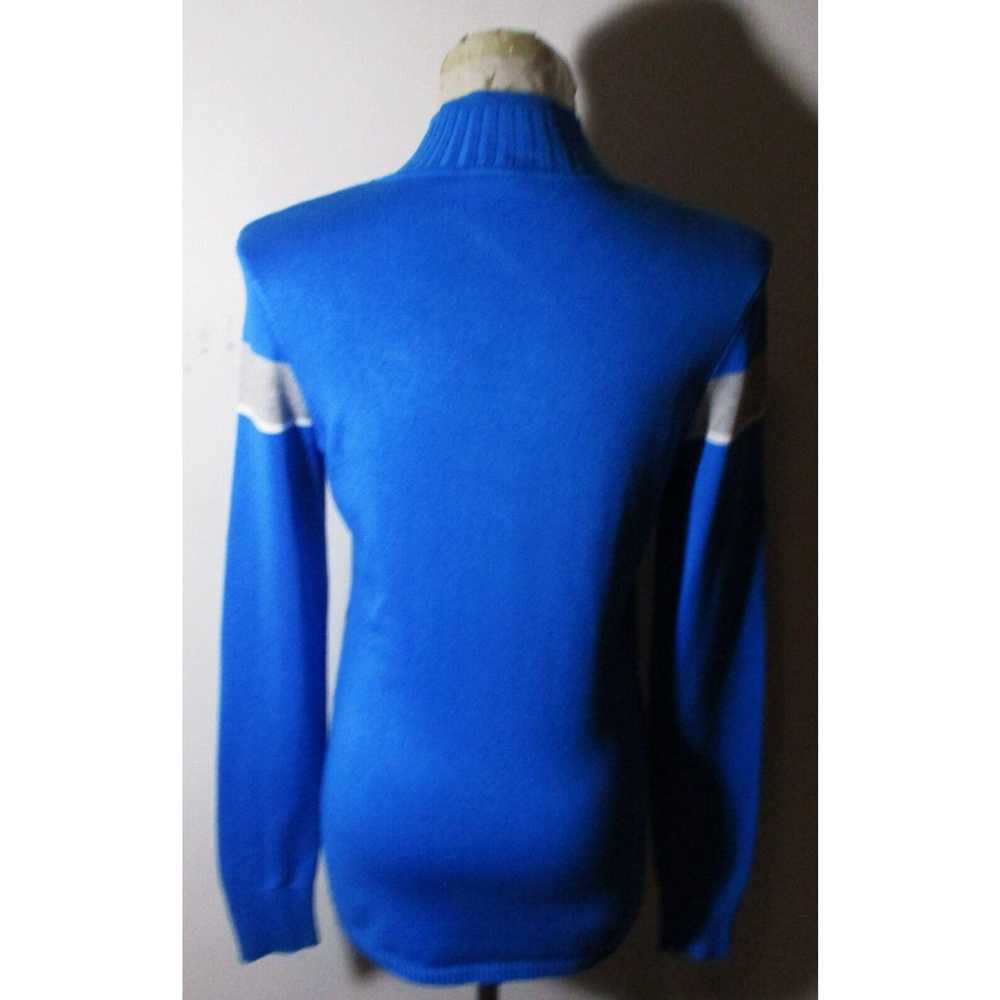 Vintage Women's NILS Blue Tight Knit Spun Rayon 1… - image 5