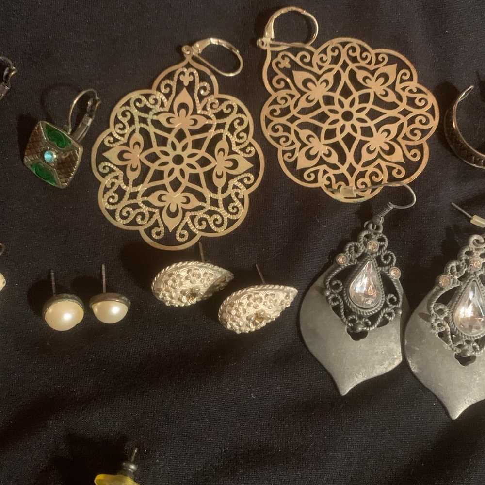 Vintage earrings lot - image 4