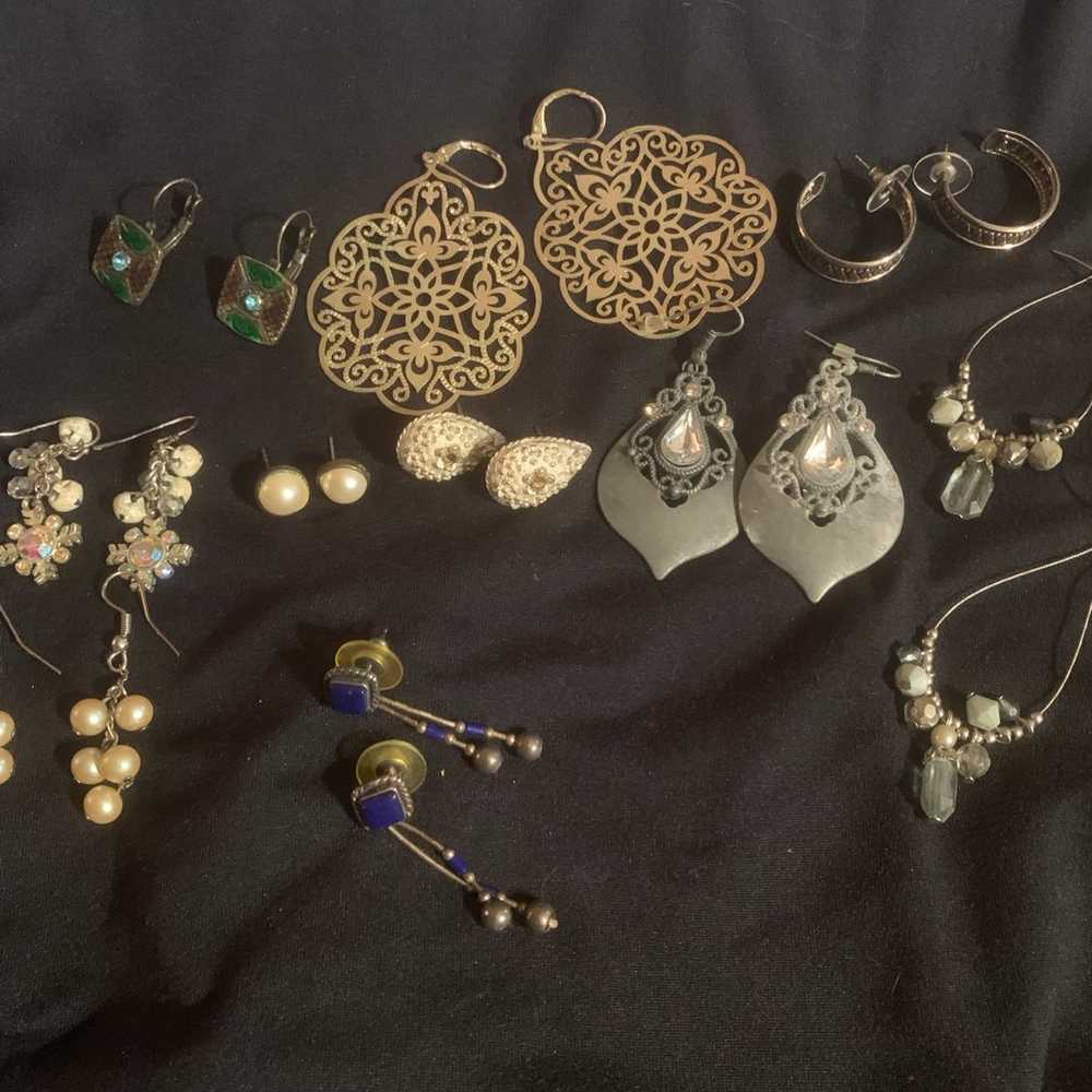 Vintage earrings lot - image 7