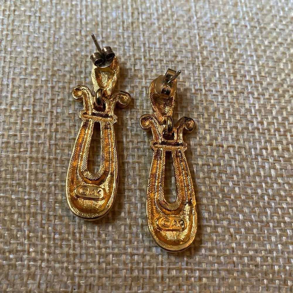 Vintage Ann Klien earrings - image 2