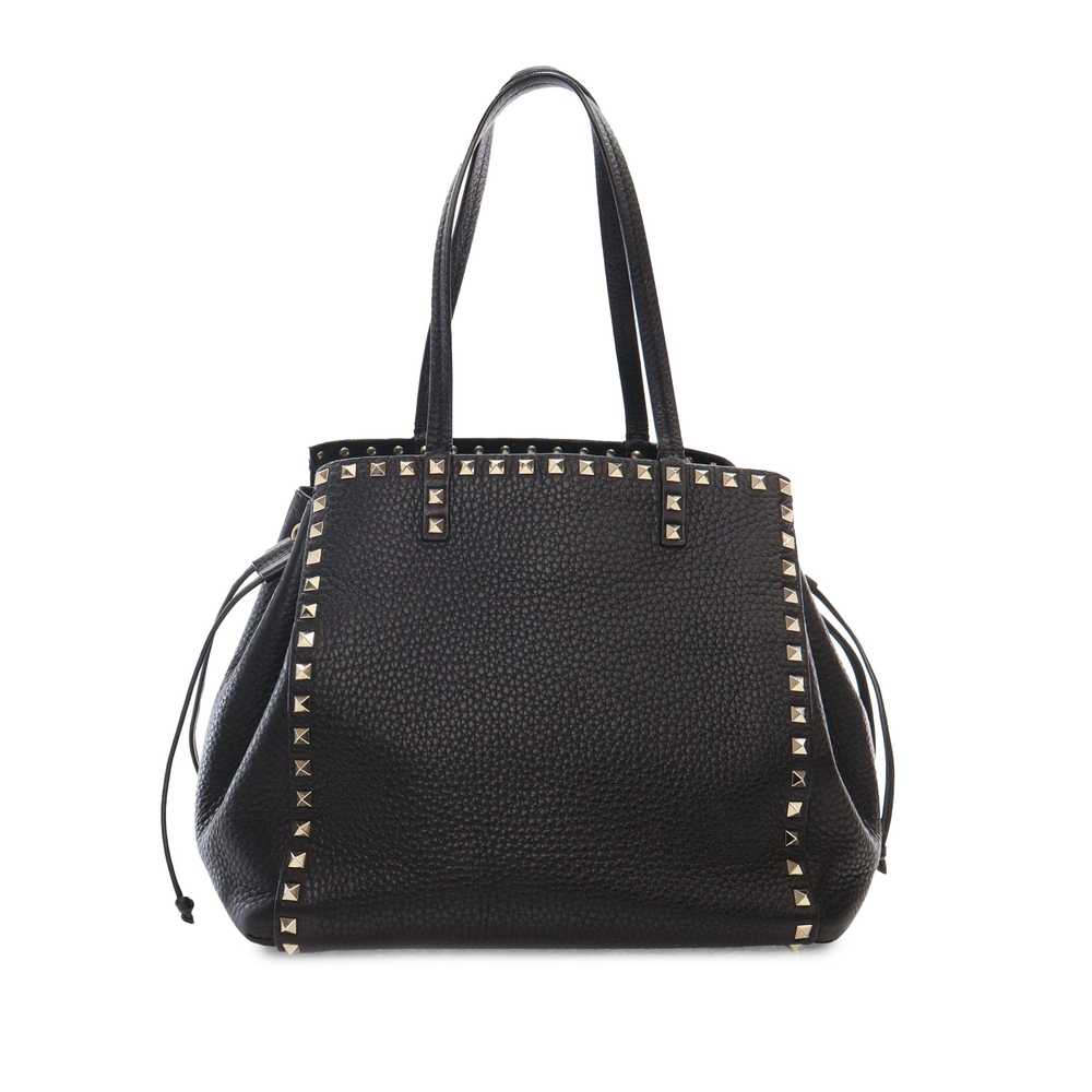 Black Valentino Rockstud Drawstring Tote - image 3