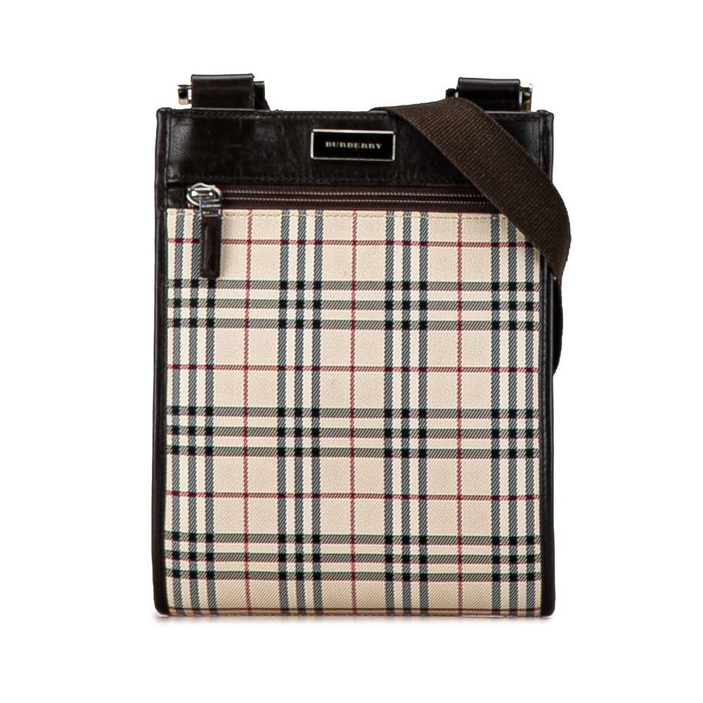 Brown Burberry House Check Crossbody - image 1