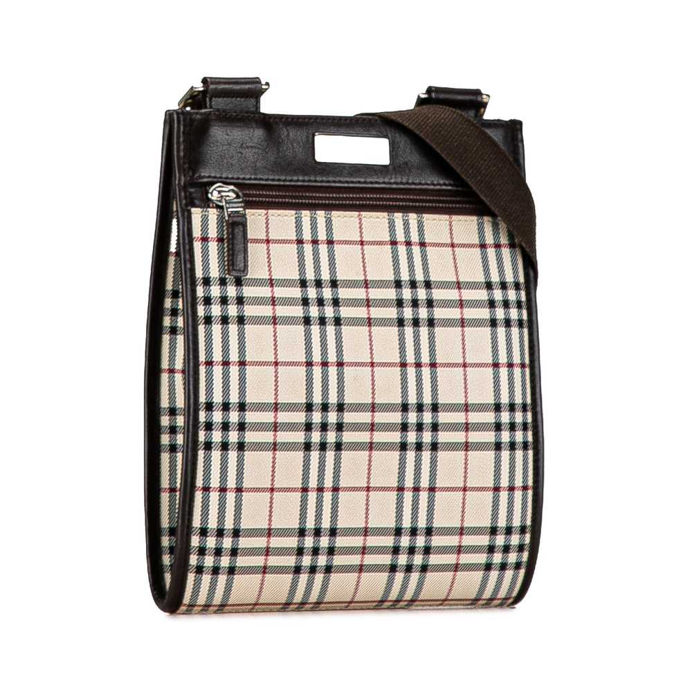 Brown Burberry House Check Crossbody - image 2