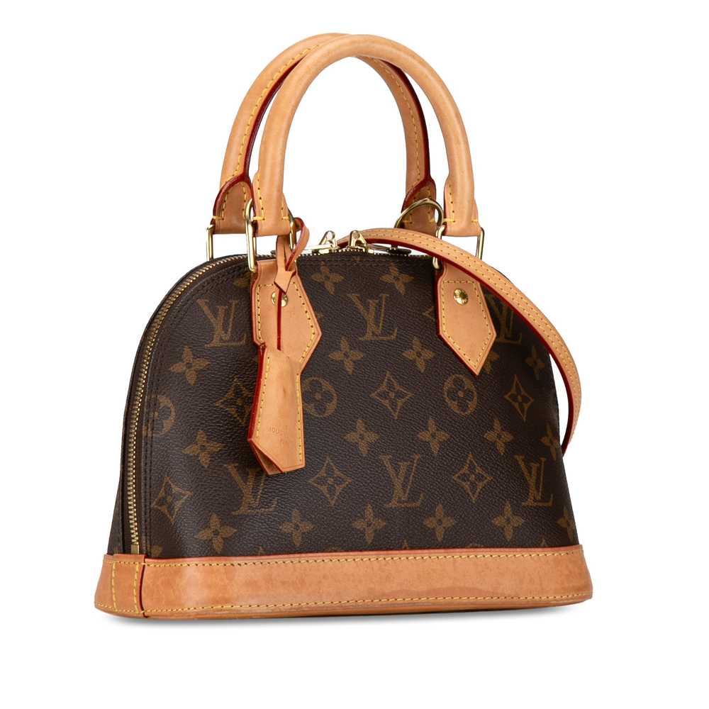 Brown Louis Vuitton Monogram Alma BB Satchel - image 2