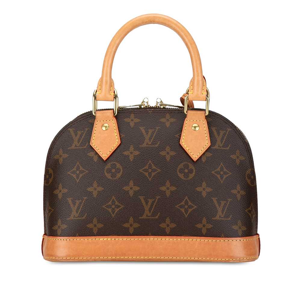 Brown Louis Vuitton Monogram Alma BB Satchel - image 3