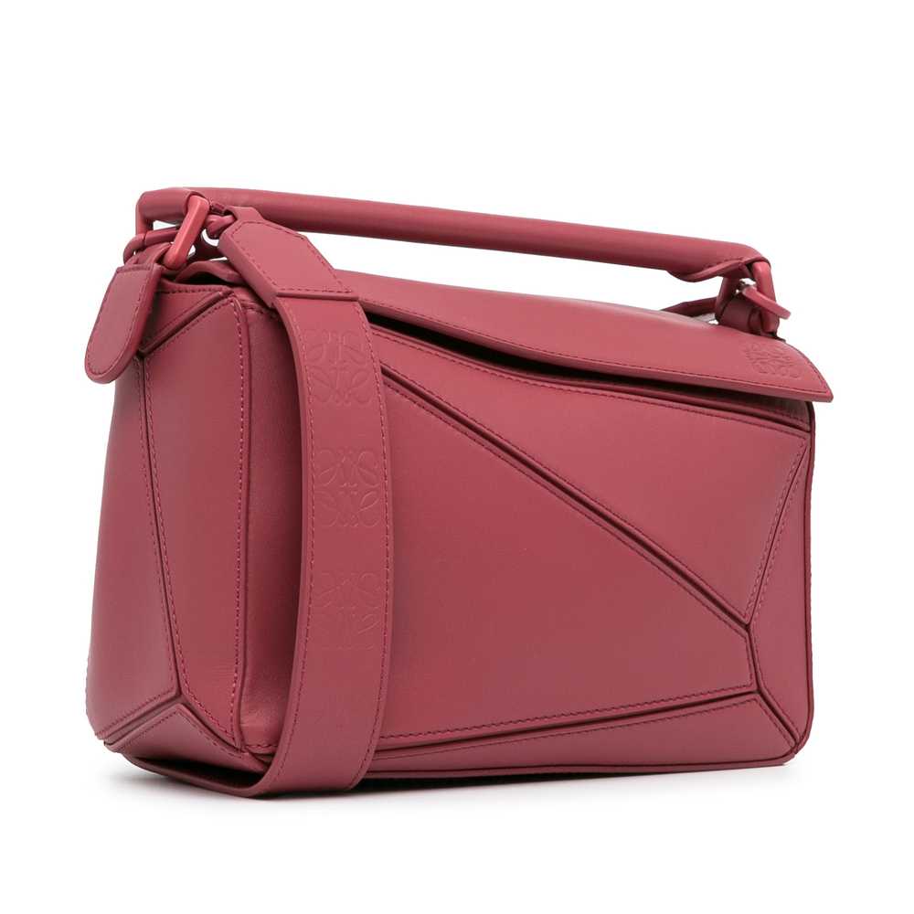 Pink LOEWE Medium Puzzle Bag Satchel - image 2