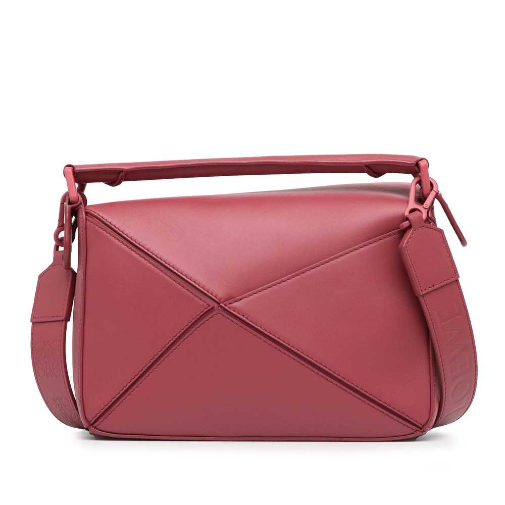 Pink LOEWE Medium Puzzle Bag Satchel - image 3