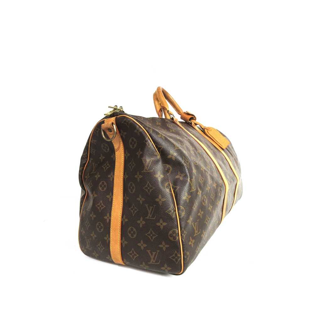 Brown Louis Vuitton Monogram Keepall Bandouliere … - image 2