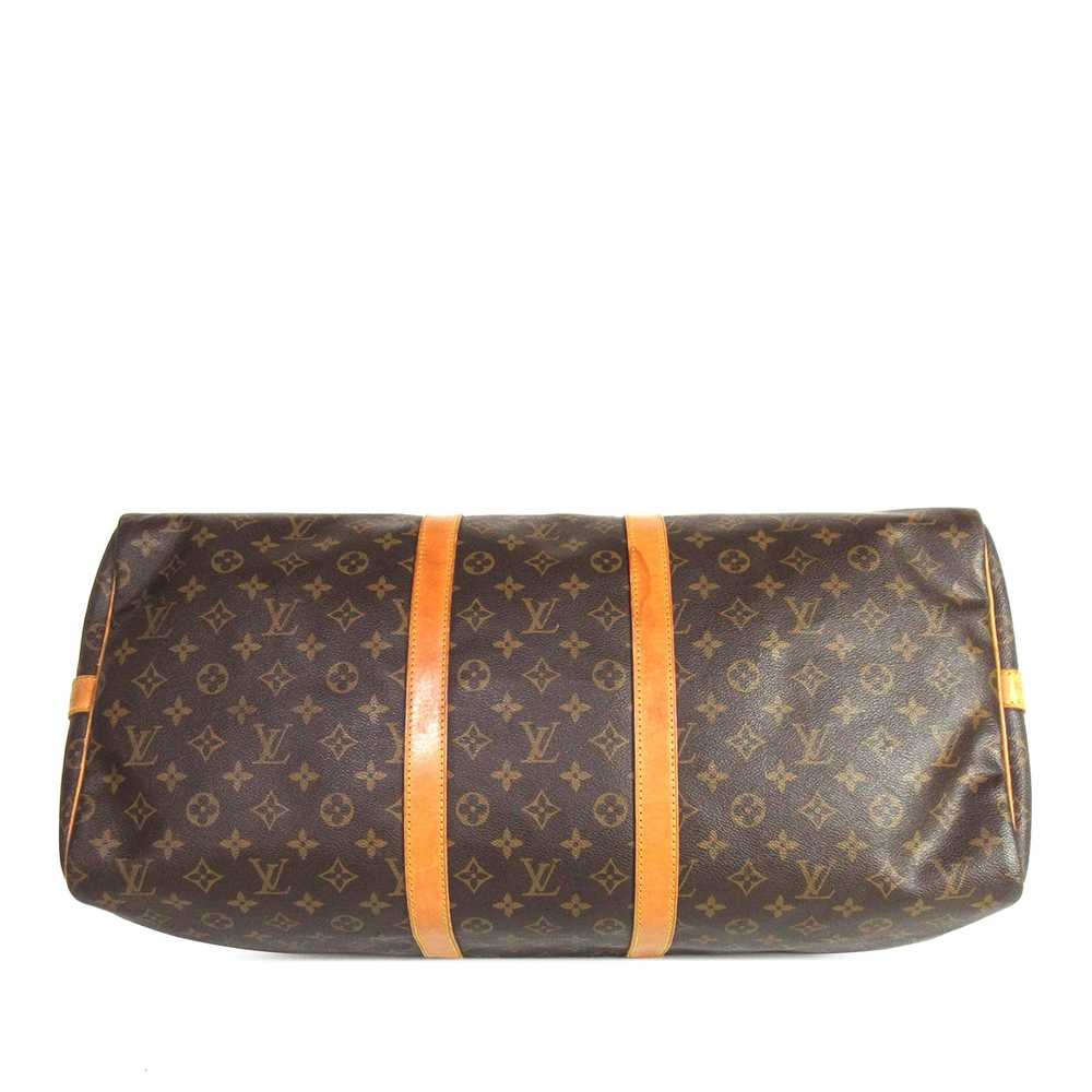 Brown Louis Vuitton Monogram Keepall Bandouliere … - image 4