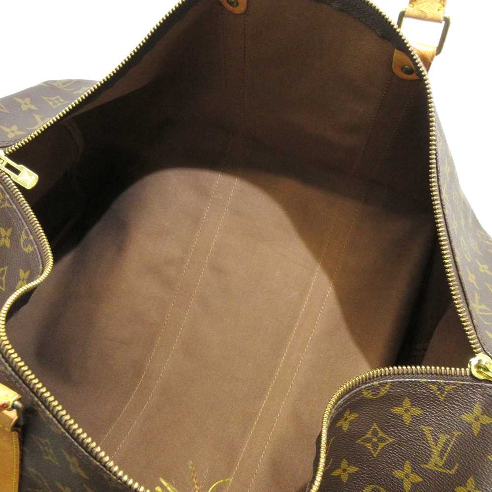 Brown Louis Vuitton Monogram Keepall Bandouliere … - image 5