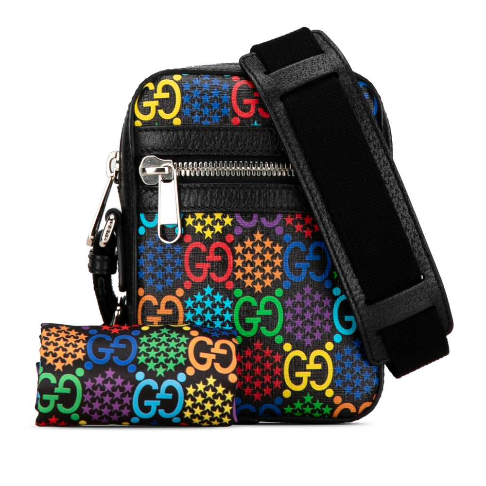 Black Gucci GG Supreme Psychedelic Crossbody Bag - image 10