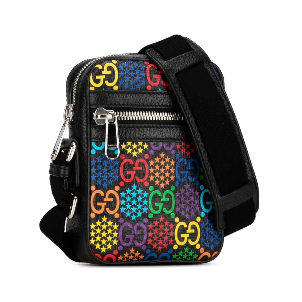 Black Gucci GG Supreme Psychedelic Crossbody Bag - image 2